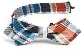 Nordstrom Silk Plaid Bow Tie (Toddler Boys)