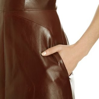 J. Mendel Lightweight Leather Dress