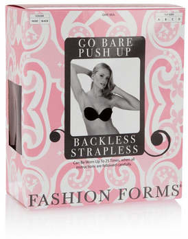 Fashion Forms Go Bare Self-adhesive Backless Strapless Bra - Black