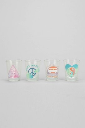 Urban Outfitters Trippy Shot Glasses- Set Of 4