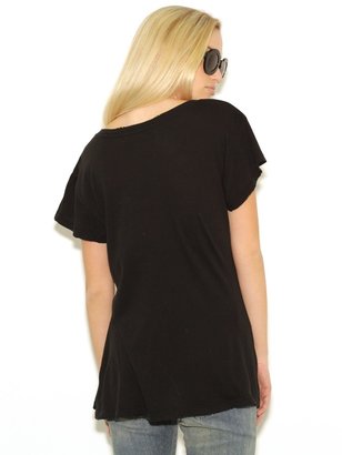Wildfox Couture Take Me Somewhere Hippie Crew in Clean Black