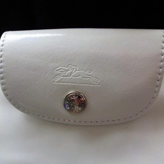 Longchamp White Leather Handbag
