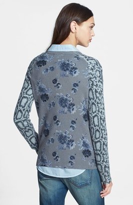 Equipment 'Sloane' Print Cashmere Sweater