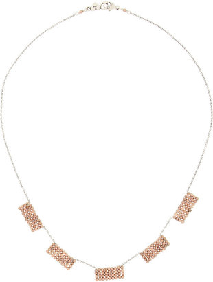 Chan Luu Silver and rose gold-tone necklace
