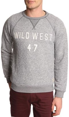Wrangler Wild West Marl Blue Sweatshirt