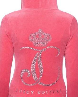 Juicy Couture Ornate Monogram Velour Original Jacket