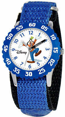Disney Princess Disney Time Teacher Goofy Blue Fast Strap Watch Family