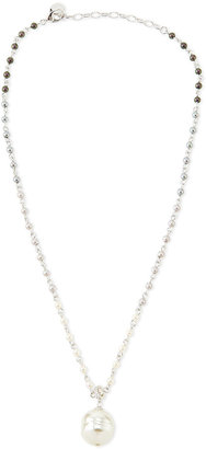 Majorica Gray & White Pearl Necklace