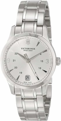 Victorinox Women's 241539 Alliance Analog Display Swiss Quartz Silver Watch