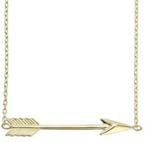 Lord & Taylor 14K Yellow Gold Arrow Necklace