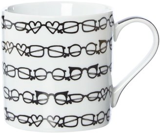Linea Mono spectacles print mug