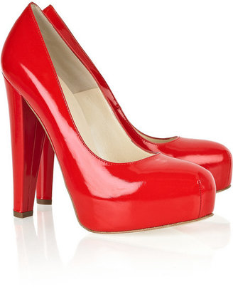 Brian Atwood Power patent-leather pumps