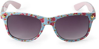 Forever 21 F1692 Floral Wayfarer Sunglasses