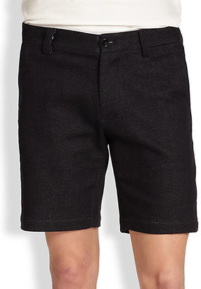 Saks Fifth Avenue Modern-Fit Pin Dot Shorts