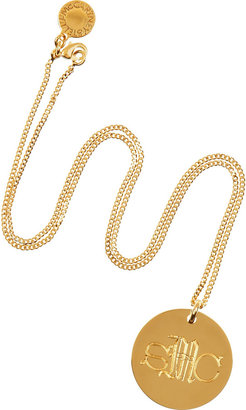 Stella McCartney Gold-tone monogram necklace