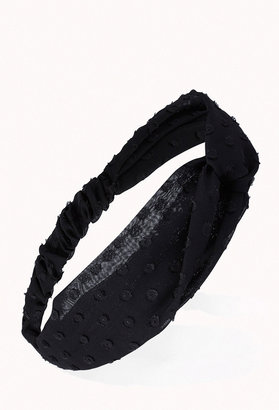 Forever 21 Knotted Dot Headwrap