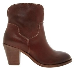 Hudson H By Brock Cognac Heeled Ankle Boots - Brown