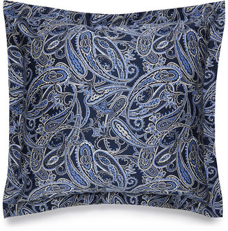 Ralph Lauren Home Costa Azzura Paisley Blue Pillowcase - 65x65cm
