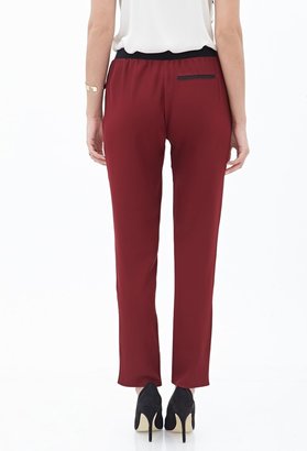 Forever 21 Contemporary V-Cut Woven Trousers