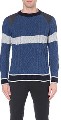Moncler Cable-knit wool jumper