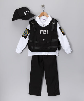 Black FBI Agent Dress-Up Set - Kids