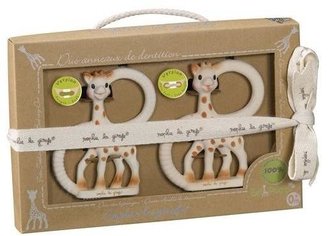 Green Baby Twin So Pure Sophie the Giraffe Teething Ring