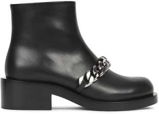 Givenchy Black leather biker boots