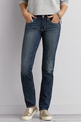 American Eagle Outfitters Worn Dark Straight Jeans