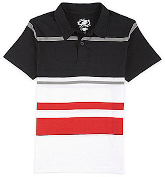 First Wave 8-20 Striped Polo Shirt