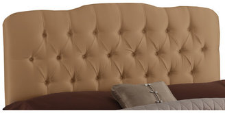 Skyline Furniture Tufted Shantung Arch Upholstered Headboard