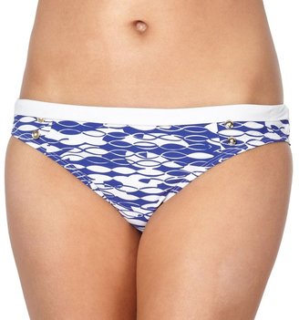 J by Jasper Conran Designer blue fishes bikini bottoms