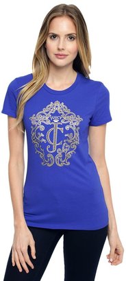 Juicy Couture Jc Gold Stud Short Sleeve Tee