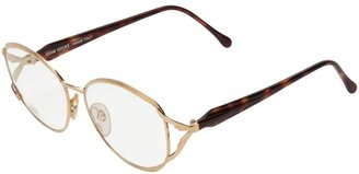 Versace Gianni Vintage oval frame glasses