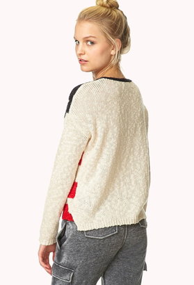 Forever 21 Standout Americana Sweater
