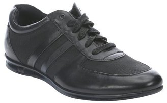Kenneth Cole New York black leather and mesh 'I'm Plate-D' sneakers