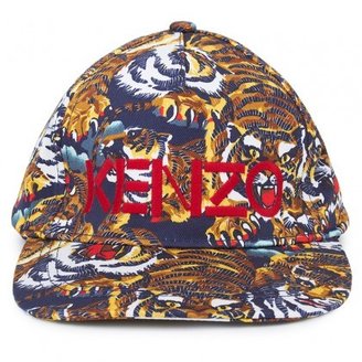 Kenzo Tiger Print Baseball Cap