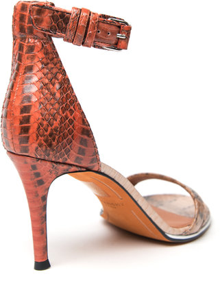 Givenchy Python Single Strap Heel