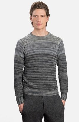 Missoni Shade Stripe Wool Blend Crewneck Sweater