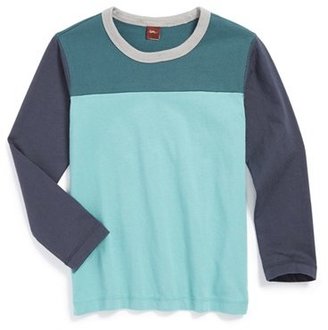 Tea Collection 'Frankfurt' Colorblock Long Sleeve T-Shirt (Toddler Boys & Little Boys)