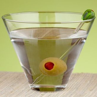 Stemless Martini Glass Set of 4