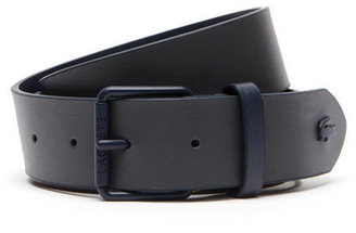 Lacoste Gift set of a belt in monochrome leather with tongue buckle