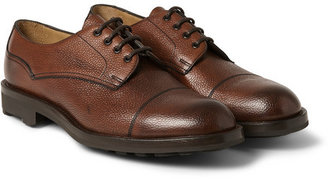Edward Green Dundee Pebble-Grain Derby Shoes