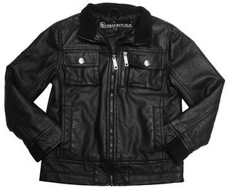 URBAN REPUBLIC Boys 2-7 Faux Leather Motorcycle Jacket