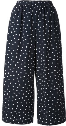 Comme des Garcons cropped polka dot trousers
