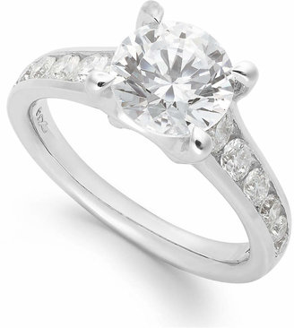 X3 Diamond Engagement Ring in 18k White Gold (2 ct. t.w.)