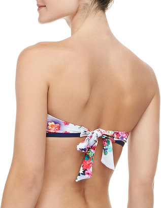 Nanette Lepore Fleur De La Mar Twisted Bandeau Bikini Top