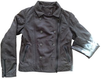 Swildens Beige Leather Biker jacket
