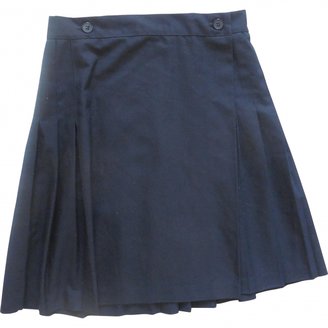 American Apparel Blue Polyester Skirt