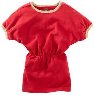 Tea Collection Colorblock Sweater Dress (Baby Girls)