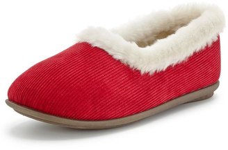 Clarks Winona Frost Red Full Lined Slippers
